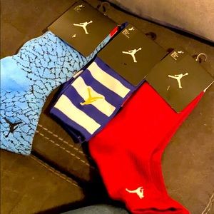 3 pair never worn, NWT air Jordan socks.
